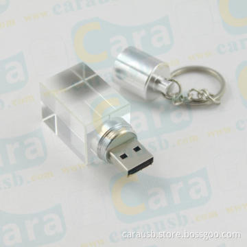 crystal cube usb disk Square cubes ice prism usb disk custom